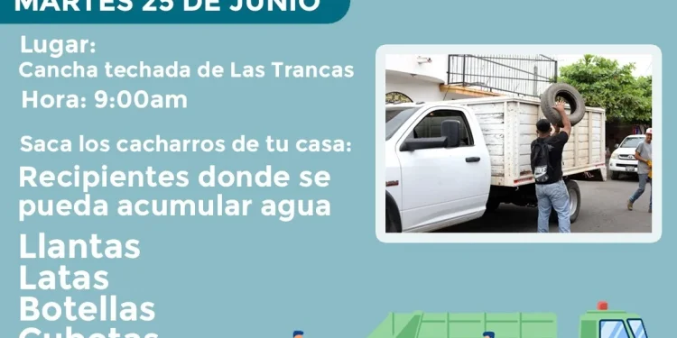 Salud Colima y Ayuntamiento de Ixtlahuacán realizarán jornada de descacharrización, este martes