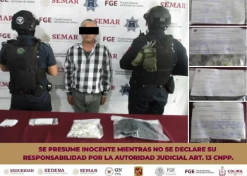 Policía Estatal de Colima detiene a masculino con más de 400 dosis de ‘ice’