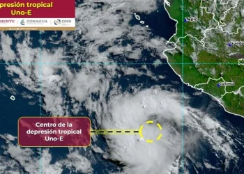 UEPC Colima mantiene vigilancia sobre la Depresión Tropical Uno-E en el Océano Pacífico
