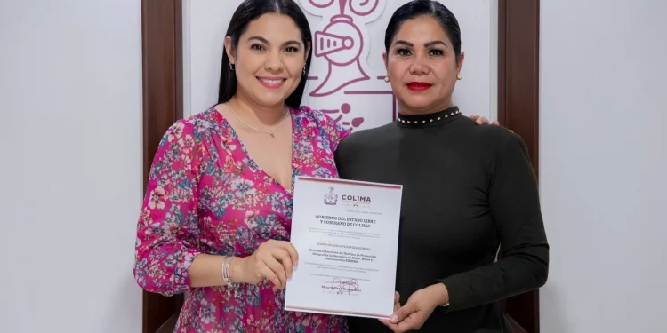 Guadalupe Zepeda es nombrada nueva titular de Sipinna Colima