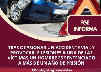 Tras ocasionar un accidente vial y provocarle lesiones a una de las víctimas,