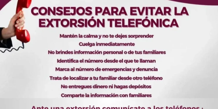 Ante la extorsión Lo mejor es la prevención