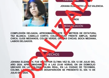 Johana ya fue localizada.