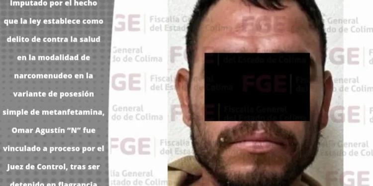 Va a la cárcel por posesión de metanfetamina. FGE