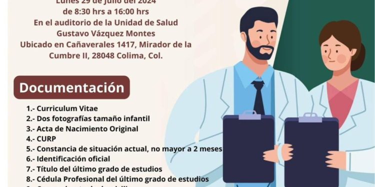Servicios de Salud convoca a ser parte del equipo IMSS-Bienestar en el estado de Colima