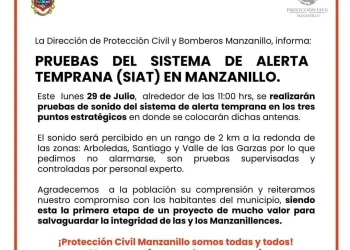🚨 PRUEBAS DE FUNCIONAMIENTO DEL SISTEMA DE ALERTA TEMPRANA 🚨