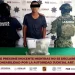 Policía Estatal de Colima detiene a un individuo con droga en Tecomán, tras persecución