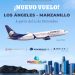 Nuevo vuelo directo Manzanillo-Los Ángeles impulsará desarrollo económico y turístico