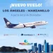Nuevo vuelo directo Manzanillo-Los Ángeles impulsará desarrollo económico y turístico