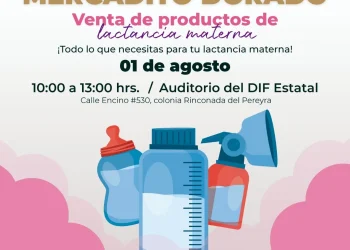 DIF Estatal Colima impulsa la lactancia materna; realizará el ‘Mercadito Dorado’