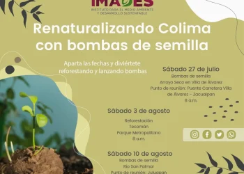 Imades invita a participar en la campaña ‘Renaturalizando Colima con bombas de semilla’
