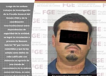 FGE obtiene la vinculación a proceso de hombre buscado por robar al interior de tiendas de conveniencia Kioskos y Oxxos
