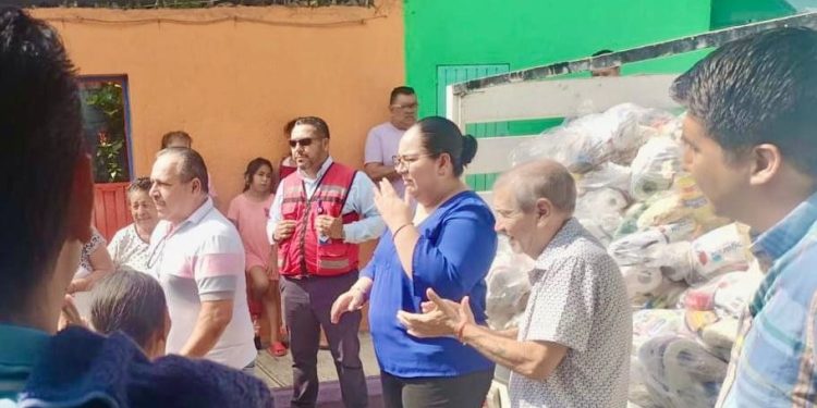 IAAM y Sebiinsom entregaron despensas a 250 personas adultas mayores y con discapacidad, en Manzanillo