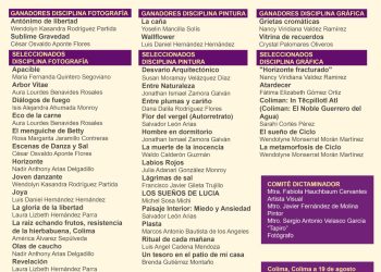 Subsecretaría de Cultura informa resultados de la convocatoria para la Exposición Estatal de Arte Joven Colima 2024