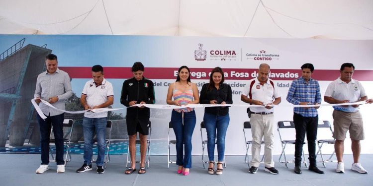 Indira Vizcaíno entregó instalaciones de alto nivel para clavados en la Unidad ‘Morelos’, por más de 48 mdp