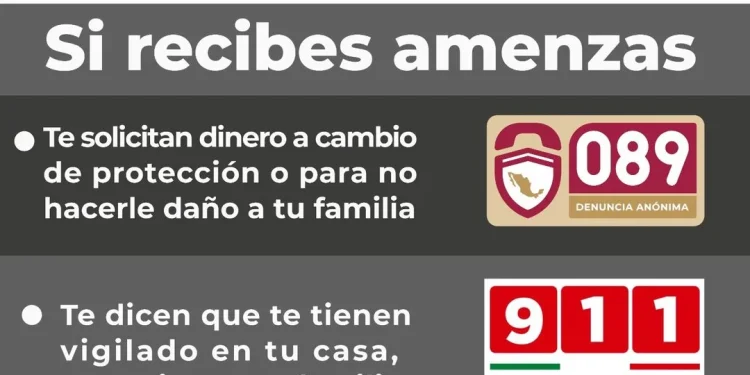 Combate a laextorsion Si recibes amenzas FGE