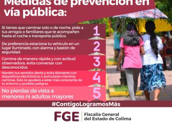 Medidas de prevención envía pública: