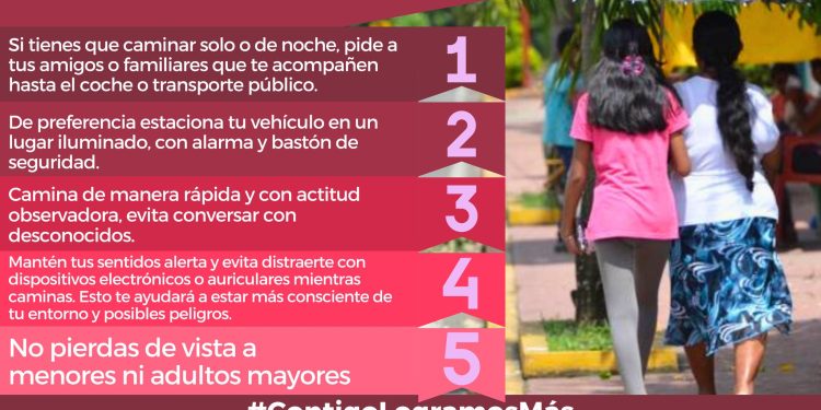 Medidas de prevención envía pública: