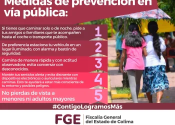 Medidas de prevención envía pública: