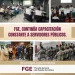 FGE, Continúa capacitación constante a servidores públicos.