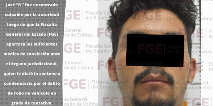 Hombre es sentenciado por intentar robar un automóvil. FGE