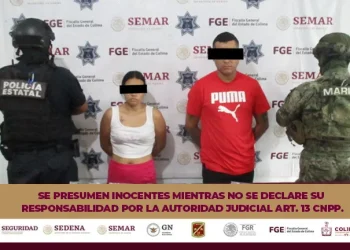 Policía Estatal y Semar detienen a dos personas por delitos contra la salud y violar Ley Federal de Armas de Fuego y Explosivos