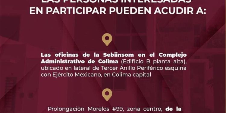 Gobierno de Colima recuerda que sigue abierto el Programa Mejoramiento de Vivienda 2024