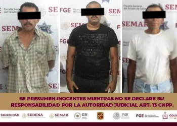 En hechos distintos, tres masculinos fueron detenidos en el municipio de Colima FGE
