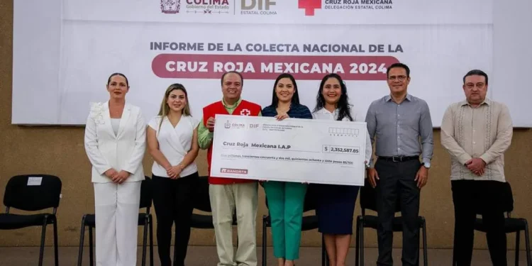 Gobernadora Indira Vizcaíno encabeza clausura de Colecta de la Cruz Roja 2024; se recaudaron más de 2.3 mdp