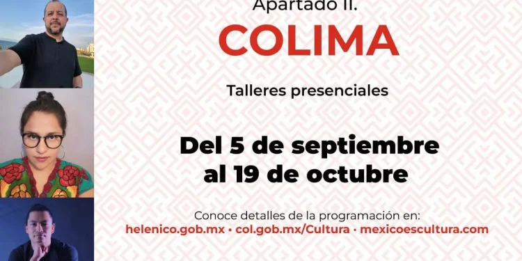 Cultura Colima y el Centro Cultural Helénico invitan a talleres gratuitos de formación teatral
