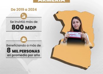 Desde el municipio de Armería, queremos expresar nuestro profundo agradecimiento al Gobierno de Andrés Manuel López Obrador por su compromiso con el bienestar de nuestra comunidad. Entre 2019 y 2024, se invirtieron más de 800 millones de pesos en Programas Sociales, beneficiando a más de 8,000 personas cada año. 🏘️❤️