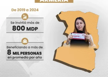 Desde el municipio de Armería, queremos expresar nuestro profundo agradecimiento al Gobierno de Andrés Manuel López Obrador por su compromiso con el bienestar de nuestra comunidad. Entre 2019 y 2024, se invirtieron más de 800 millones de pesos en Programas Sociales, beneficiando a más de 8,000 personas cada año. 🏘️❤️