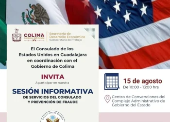 Subsecretaría del Trabajo de Colima invita a charla con el Consulado de Estados Unidos
