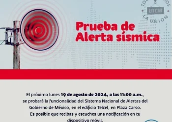 LANZARÁN PRUEBA DE ALERTA SÍSMICA A TRAVÉS DE LOS TELÉFONOS CELULARES