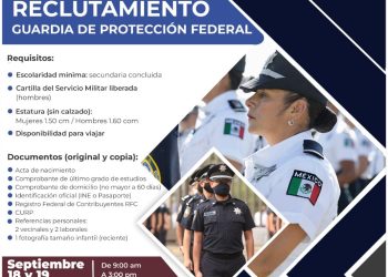 Trabajo Colima y SNE convocan a Jornada de Reclutamiento para Guardia de Protección Federal
