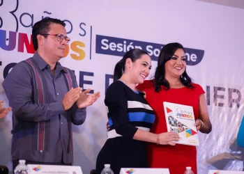 Gobernadora reitera su compromiso de trabajar conjuntamente con el municipio de Cuauhtémoc en beneficio de sus habitantes