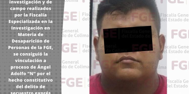 FGE logra la vinculación a proceso de hombre por secuestro exprés agravado
