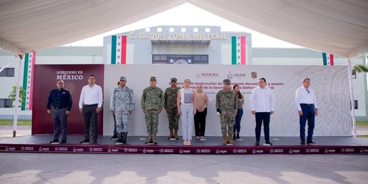 Gobierno de Colima participa en acto de destrucción de armamento decomisado y puesto a disposición de Sedena