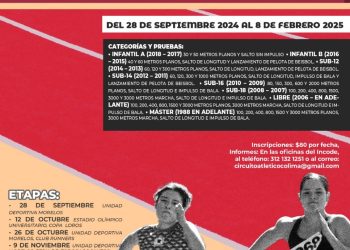 Incode anuncia el inicio de las Ligas de Atletismo en Colima
