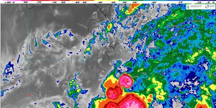 Colima permanece en alerta roja y riesgo máximo por ‘John’; están suspendidas actividades no esenciales