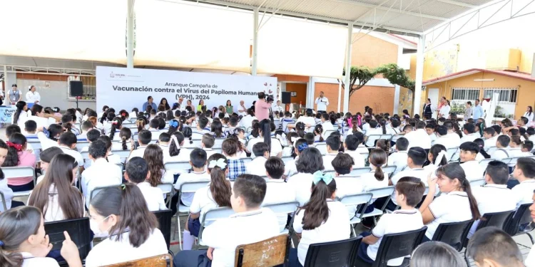 Comenzó en Colima la Campaña 2024 de Vacunación contra el VPH; aplicarán más de 6 mil dosis