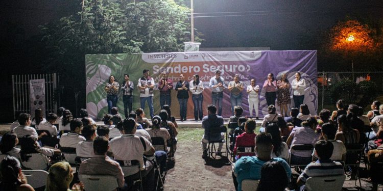 Gobierno de Colima inaugura Sendero Seguro para mujeres y niñas en Tecomán