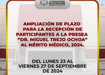 Se amplía hasta el 27 de septiembre el plazo para inscribir propuestas al Premio al Mérito Médico