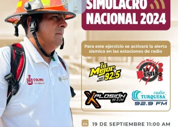 UEPC Colima reitera la importancia de participar en el Simulacro Nacional, el 19S