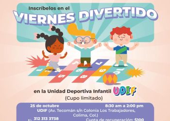 Sigue abierto el registro para el ‘Viernes Divertido en la UDIF’