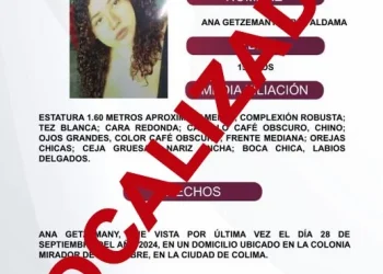Ana ya fue localizada. FGE