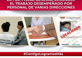 FISCAL GENERAL RECONOCE EL TRABAJO DESEMPEÑADO POR PERSONAL DE VARIAS DIRECCIONES FGE