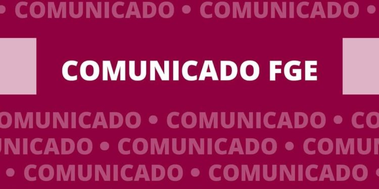 COMUNICADO FGE