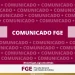 COMUNICADO FGE