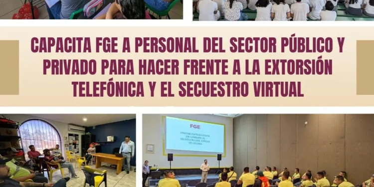 Capacita FGE a personal del sector público y privado para hacer frente a la extorsión telefónica y el secuestro virtual